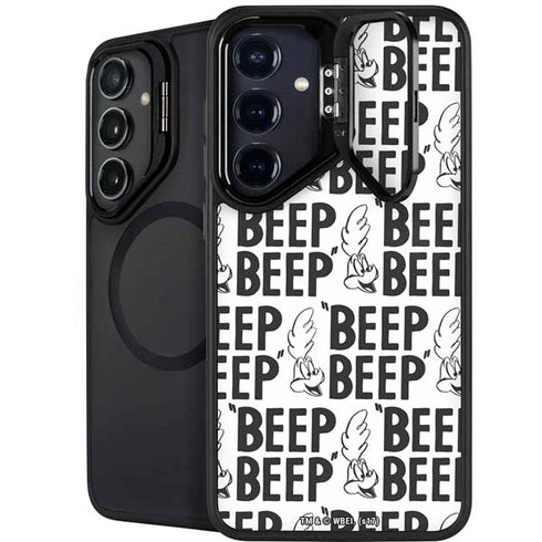 Looney Tunes Road Runner Beep Grid Galaxy S25 Kickstand Case