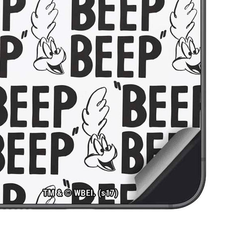 Looney Tunes Road Runner Beep Grid Galaxy S25 Plus Skin