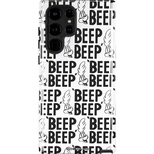 Looney Tunes Road Runner Beep Grid Galaxy S25 Ultra Impact Case