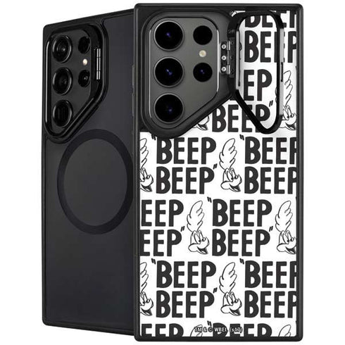 Looney Tunes Road Runner Beep Grid Galaxy Cases