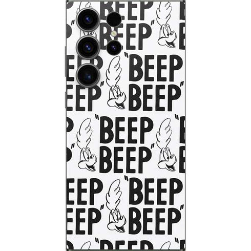 Looney Tunes Road Runner Beep Grid Galaxy S25 Ultra Skin