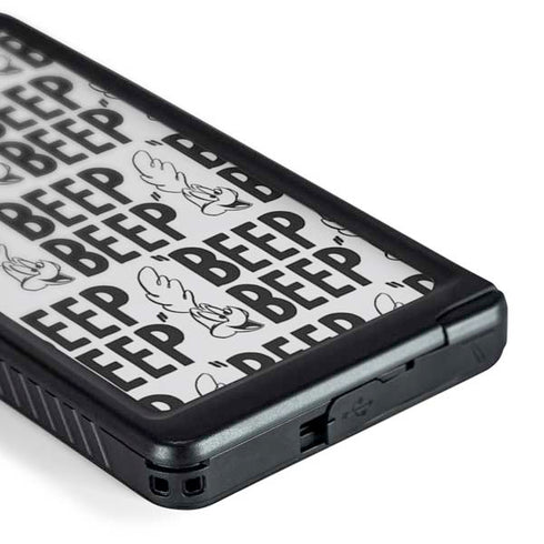 Looney Tunes Road Runner Beep Grid Galaxy S24 Ultra Waterproof Case