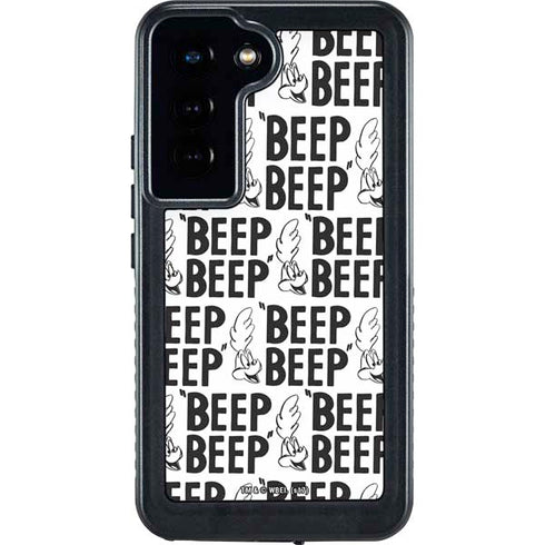 Looney Tunes Road Runner Beep Grid Galaxy S24 Waterproof Case