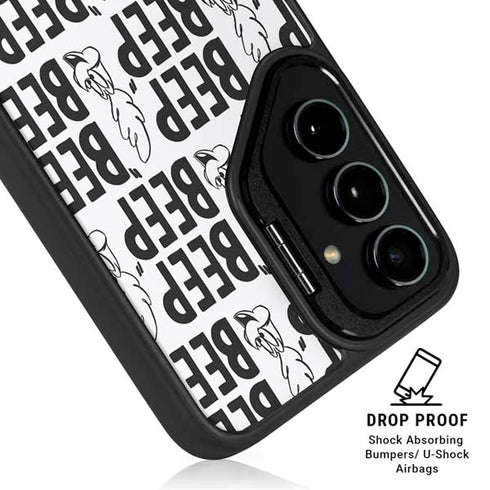 Looney Tunes Road Runner Beep Grid Galaxy S26 Kickstand Case