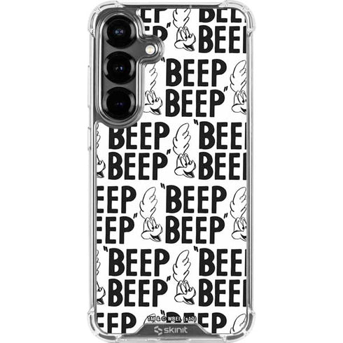 Looney Tunes Road Runner Beep Grid Galaxy S26 Plus Clear Case