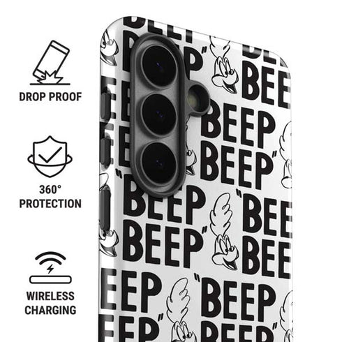 Looney Tunes Road Runner Beep Grid Galaxy S26 Plus Impact Case