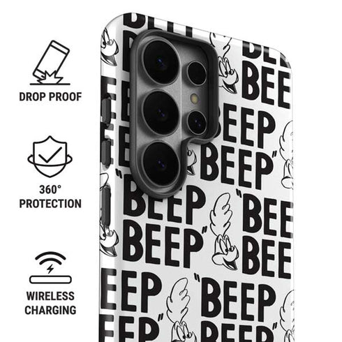 Looney Tunes Road Runner Beep Grid Galaxy S26 Ultra Impact Case