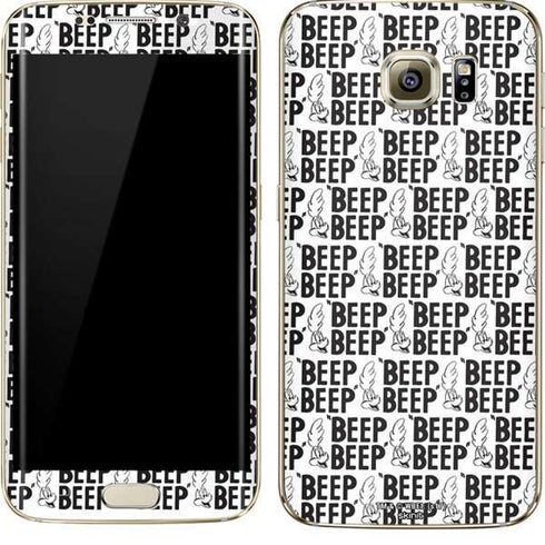 Looney Tunes Road Runner Beep Grid Galaxy S7 Edge Skin