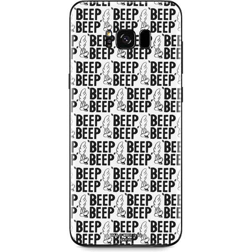 Looney Tunes Road Runner Beep Grid Galaxy S8 Plus Skin