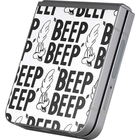 Looney Tunes Road Runner Beep Grid Galaxy Z Flip6 Skin