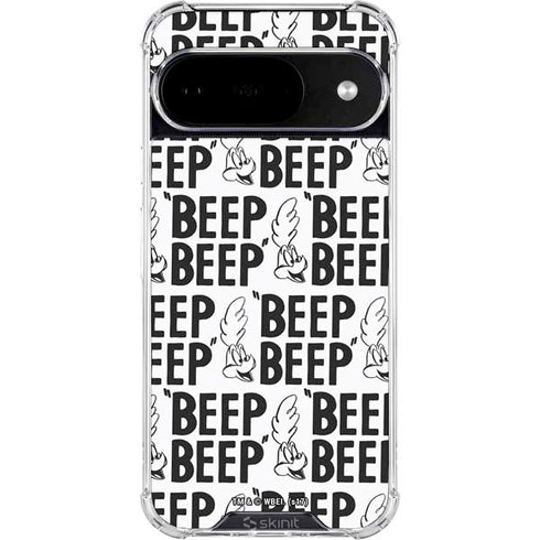 Looney Tunes Road Runner Beep Grid Google Pixel 10 Clear Case