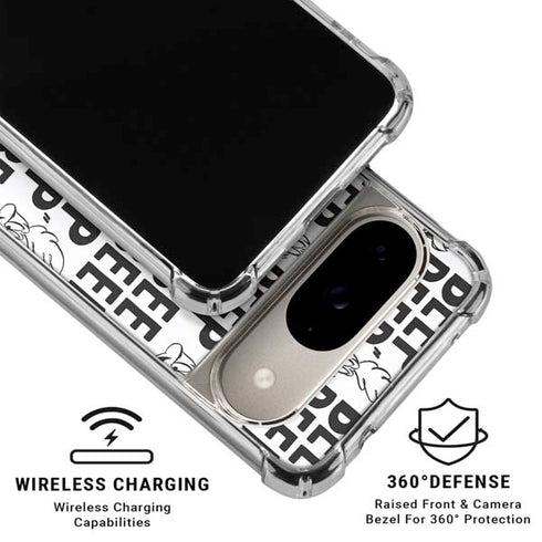 Looney Tunes Road Runner Beep Grid Google Pixel 10 Clear Case