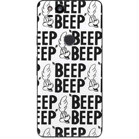 Looney Tunes Road Runner Beep Grid Google Pixel 2 Skin