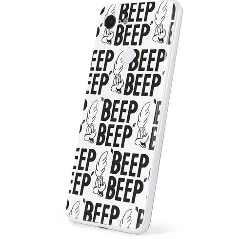 Looney Tunes Road Runner Beep Grid Google Pixel 3 Skin