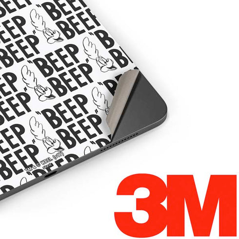 Looney Tunes Road Runner Beep Grid Apple iPad Pro Skin