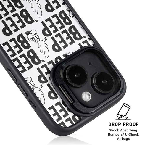 Looney Tunes Road Runner Beep Grid iPhone 13 Kickstand Case