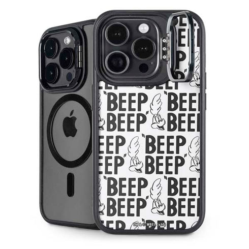 Looney Tunes Road Runner Beep Grid iPhone 14 Pro Max Kickstand Case