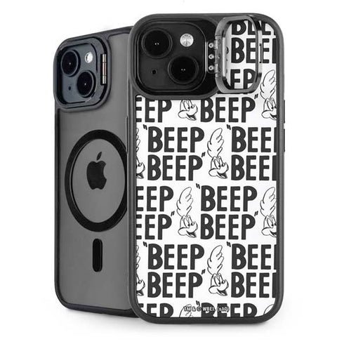 Looney Tunes Road Runner Beep Grid iPhone 15 Kickstand Case