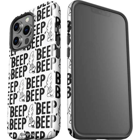 Looney Tunes Road Runner Beep Grid iPhone 15 Pro Impact Case