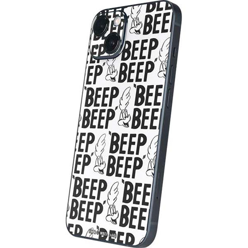 Looney Tunes Road Runner Beep Grid iPhone 15 Skin