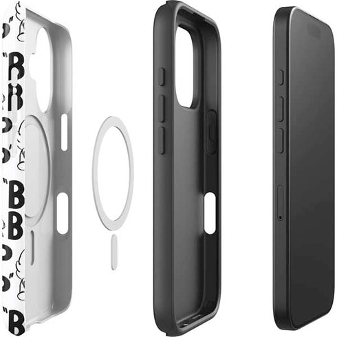 Looney Tunes Road Runner Beep Grid iPhone 16 Magsafe Impact Case