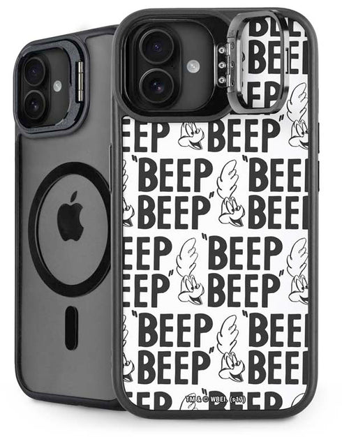 Looney Tunes Road Runner Beep Grid iPhone 16 Plus Kickstand Case