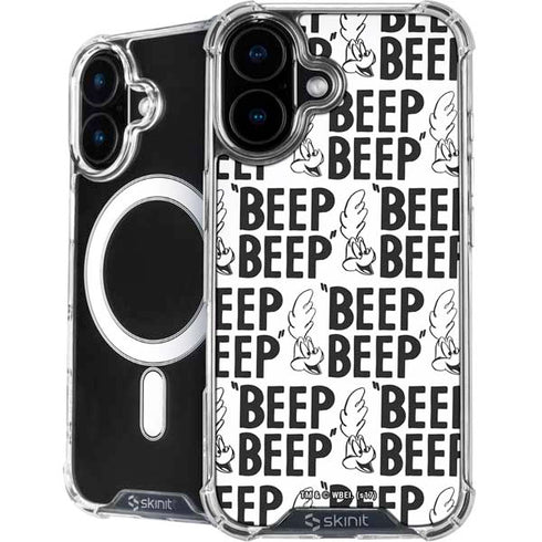 Looney Tunes Road Runner Beep Grid iPhone 16 Plus MagSafe Case