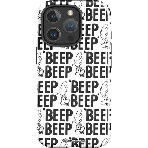 Looney Tunes Road Runner Beep Grid iPhone 16 Pro Impact Case