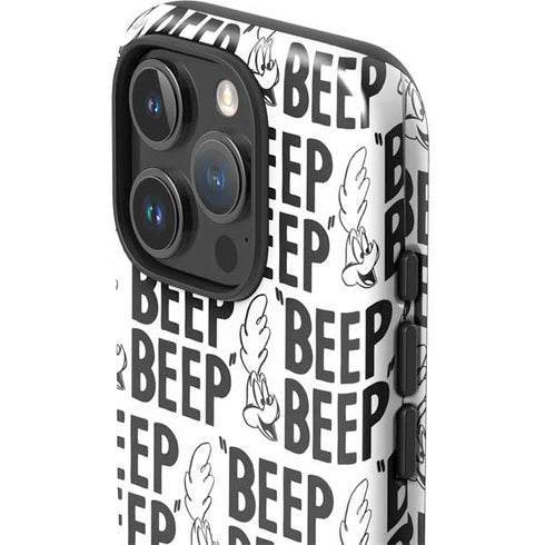 Looney Tunes Road Runner Beep Grid iPhone 16 Pro Impact Case