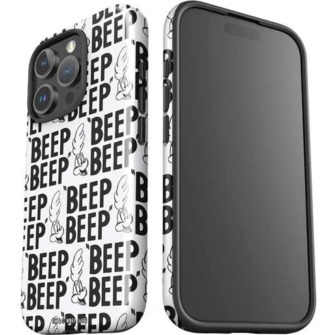 Looney Tunes Road Runner Beep Grid iPhone 16 Pro Impact Case