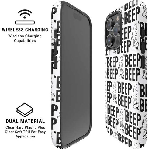 Looney Tunes Road Runner Beep Grid iPhone 16 Pro Magsafe Impact Case