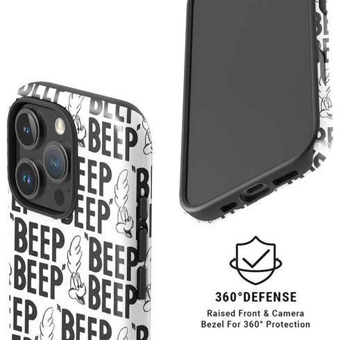 Looney Tunes Road Runner Beep Grid iPhone 16 Pro Max Magsafe Impact Case