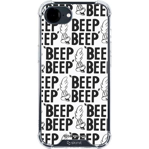 Looney Tunes Road Runner Beep Grid iPhone 16e Clear Case