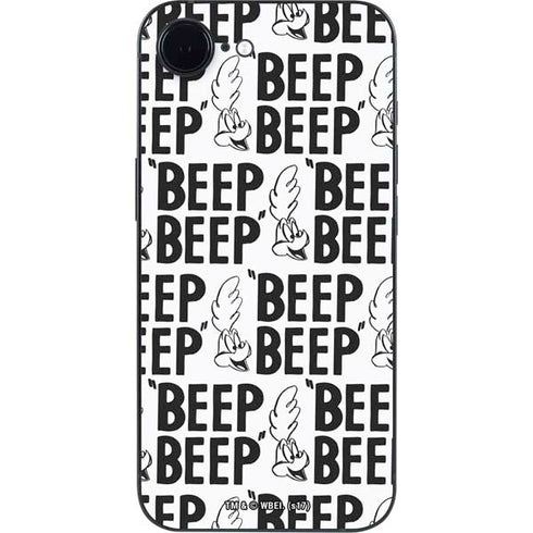 Looney Tunes Road Runner Beep Grid iPhone 16e Skin