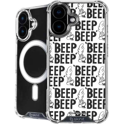 Looney Tunes Road Runner Beep Grid iPhone 17 MagSafe Case