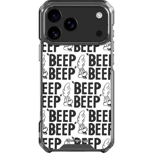 Looney Tunes Road Runner Beep Grid iPhone 18 Pro Max Clear Case