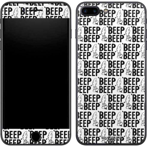 Looney Tunes Road Runner Beep Grid iPhone 7 Plus Skin