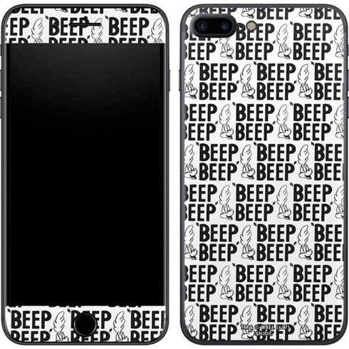 Looney Tunes Road Runner Beep Grid iPhone 8 Plus Skin