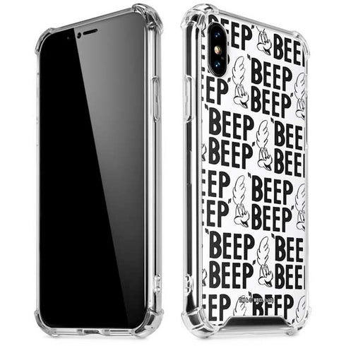 Looney Tunes Road Runner Beep Grid iPhone X/XS Clear Case