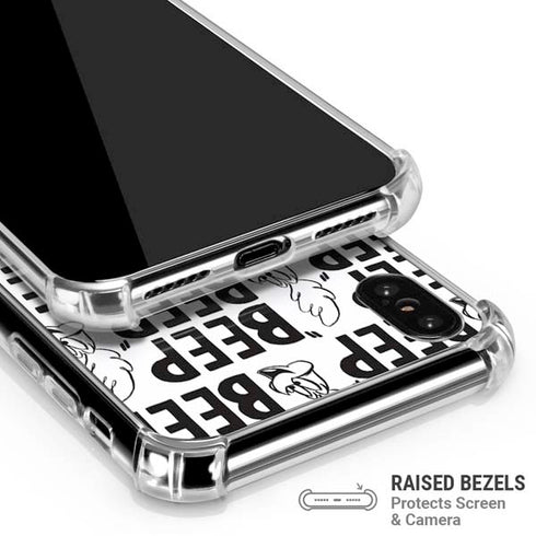 Looney Tunes Road Runner Beep Grid iPhone X/XS Clear Case