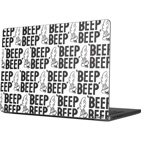 Looney Tunes Road Runner Beep Grid Apple MacBook Pro 14-inch Skin