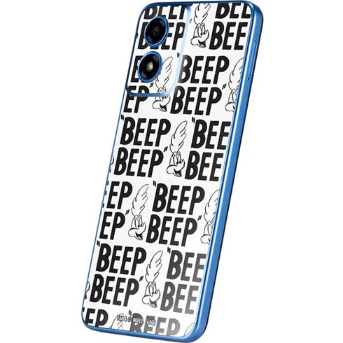 Looney Tunes Road Runner Beep Grid Moto G Play 4G (2024) Skin