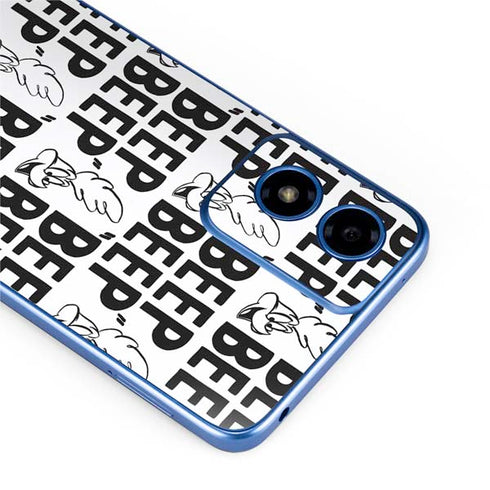 Looney Tunes Road Runner Beep Grid Moto G Play 4G (2024) Skin