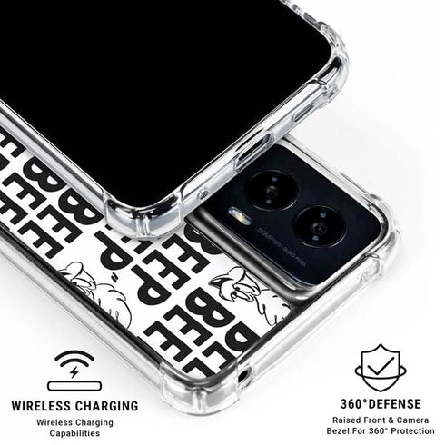 Looney Tunes Road Runner Beep Grid Moto G Power 5G (2024) Clear Case