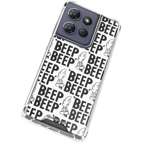 Looney Tunes Road Runner Beep Grid Moto G Power 5G (2025) Clear Case