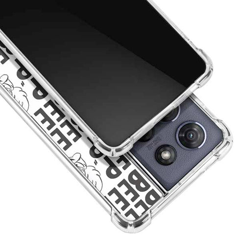 Looney Tunes Road Runner Beep Grid Moto G Power 5G (2025) Clear Case