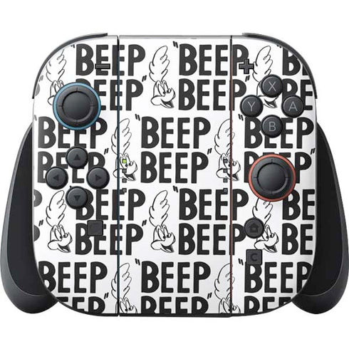 Looney Tunes Road Runner Beep Grid Nintendo Switch 2 (2025) Joy-Con Controller Skin