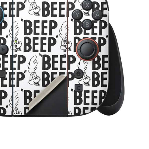 Looney Tunes Road Runner Beep Grid Nintendo Switch 2 (2025) Joy-Con Controller Skin