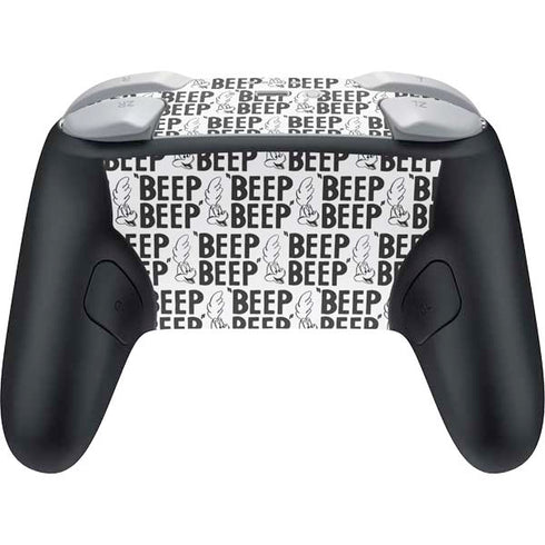 Looney Tunes Road Runner Beep Grid Nintendo Switch 2 (2025) Pro Controller Skin