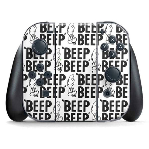 Looney Tunes Road Runner Beep Grid Nintendo Skins